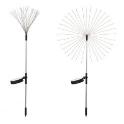 White Outdoor Waterproof Decorative Integrated LED Solar Powered Path Light in Warm White (2-Pack) by YANSUN -YANSUN Shop white yansun path lights h ll001c 2 fa 1000