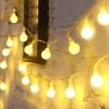 16.4 ft. 2.5-Watt Equivalence 40-Lights Globe LED Decorative Fairy String Light Battery Powered in Warm White (2-Pack) by YANSUN 1 16.4 ft. 2.5-Watt Equivalence 40-Lights Globe LED Decorative Fairy String Light Battery Powered in Warm White (2-Pack) by YANSUN -YANSUN Shop white yansun string lights h dd002m2r24usb 64 1000