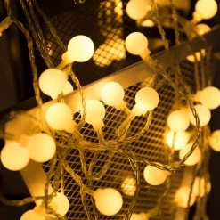 16.4 ft. 2.5-Watt Equivalence 40-Lights Globe LED Decorative Fairy String Light Battery Powered in Warm White (2-Pack) by YANSUN 16 16.4 ft. 2.5-Watt Equivalence 40-Lights Globe LED Decorative Fairy String Light Battery Powered in Warm White (2-Pack) by YANSUN -YANSUN Shop white yansun string lights h dd003m2r24usb 76 1000