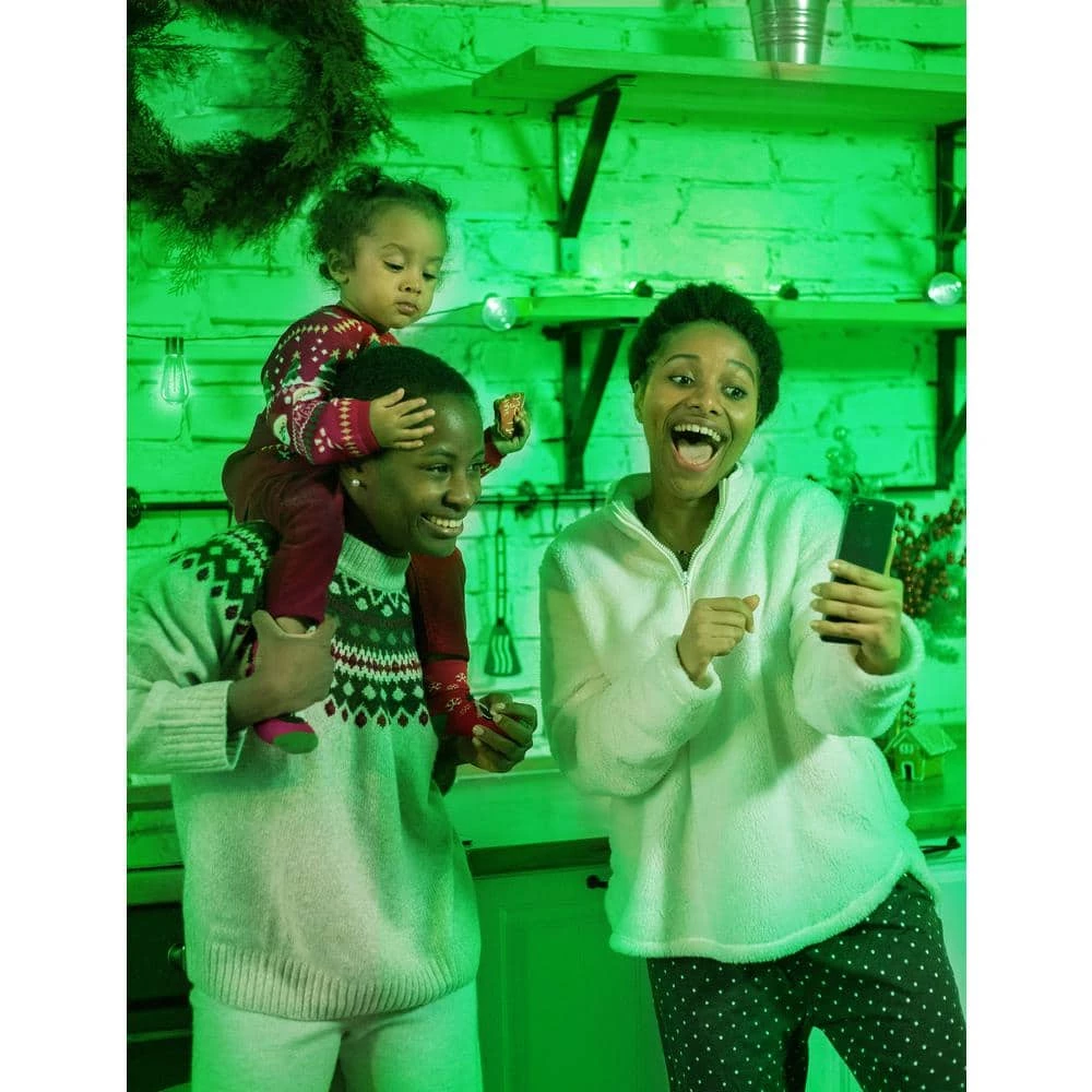 40-Watt Equivalent ST58 Green Dimmable E26 Vintage Edison Incandescent-Light Bulb for Halloween Christmas (8-Pack) by YANSUN 8 40-Watt Equivalent ST58 Green Dimmable E26 Vintage Edison Incandescent-Light Bulb for Halloween Christmas (8-Pack) by YANSUN - Image 6