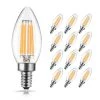 40-Watt Equivalent UL-Listed B11 Dimmable Edison LED Light Bulb Soft White 2700K (12-Pack) by YANSUN -YANSUN Shop yansun edison bulbs h fb00604dw8e26 4 n1 64 1000