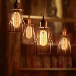 40-Watt T45 E26 Edison Dimmable Incandescent Light Bulb Warm White 2700K (4-Pack) by YANSUN -YANSUN Shop yansun edison bulbs h ws001rw40e26 4 44 1000