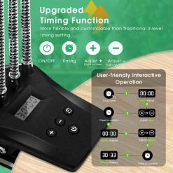 4-Light 96-Watt Full Spectrum LED Grow Light with Adjustable Gooseneck and Desk Clip by YANSUN -YANSUN Shop yansun grow light kits h gl04w96dy 1f 1000