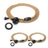 1-Light Vintage Plug-In Hanging Pendant with Hemp Rope and Dimmer Switch (Pack of 3) by YANSUN -YANSUN Shop yansun lamp sockets h ms01de26ac 3 64 1000