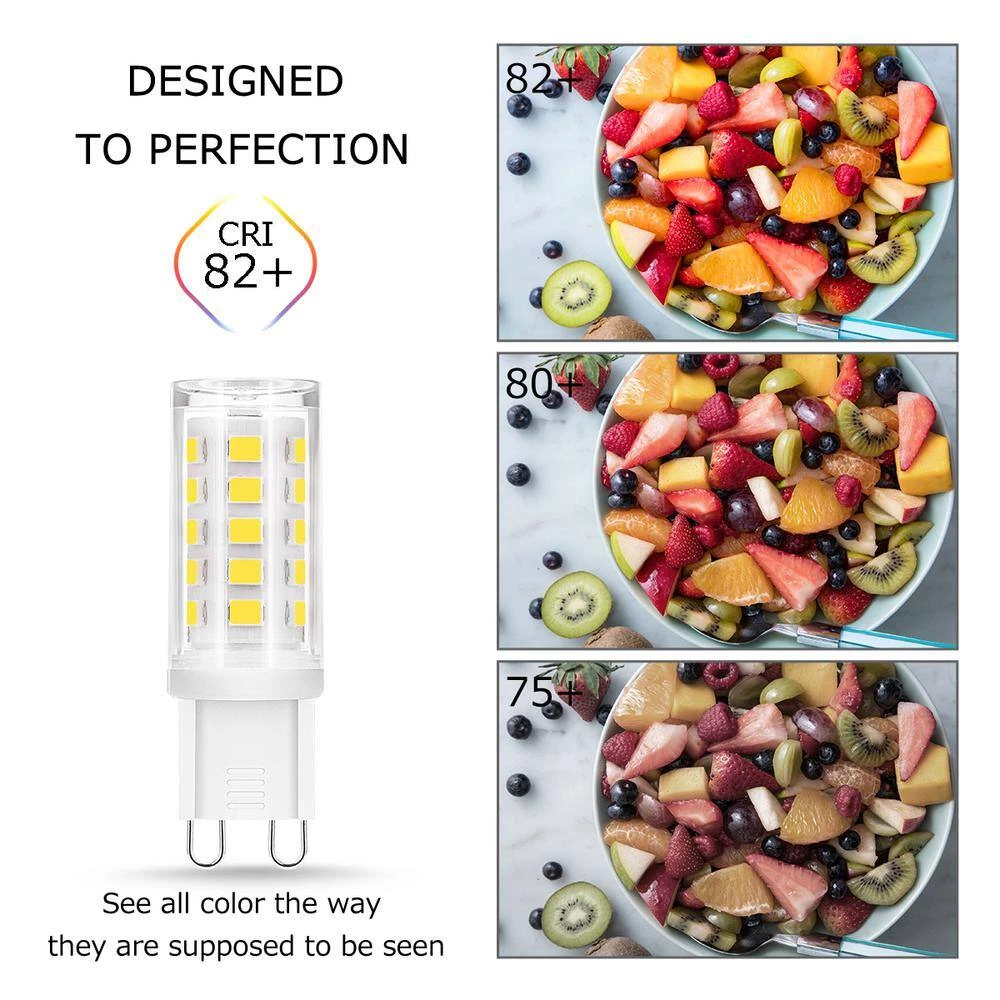 40-Watt Equivalent Non-Dimmable G9 LED Light Bulb in Daylight 6000K (5-Pack) by YANSUN 9 40-Watt Equivalent Non-Dimmable G9 LED Light Bulb in Daylight 6000K (5-Pack) by YANSUN - Image 7