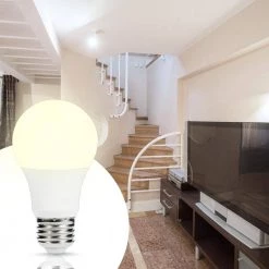 40-Watt Equivalent A19 6W Non-Dimmable Dusk to Dawn LED Light Bulb E26 Base in Daylight White 5000K (4-Pack) by YANSUN -YANSUN Shop yansun led light bulbs h fzxp01403de26 6 n1 44 1000