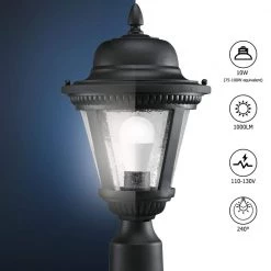 100-Watt Equivalent A19 12-Watt E26 Base Dusk to Dawn Sensor LED Light Bulb in Daylight, 5000K (2-Pack) by YANSUN -YANSUN Shop yansun led light bulbs h xp02703w12gu24 2 1f 1000