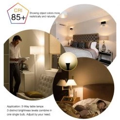 50/100/150-Watt Equivalent A21 3-Way LED Light Bulb in Bright White (2-Pack) by YANSUN -YANSUN Shop yansun led light bulbs h xp03502e26d 2 76 1000