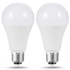 50/100/150-Watt Equivalent A21 Energy Saving 3-Way LED Light Bulb Daylight 5000K (2-Pack) by YANSUN
