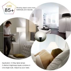 50/100/150-Watt Equivalent A21 Energy Saving 3-Way LED Light Bulb Daylight 5000K (2-Pack) by YANSUN -YANSUN Shop yansun led light bulbs h xp03503e26d 2n1 fa 1000