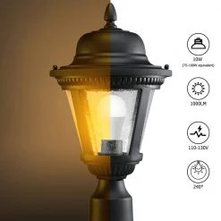 100-Watt Equivalent Warm White (3000K) A19 IntelliBulb Dusk to Dawn E26 LED Light Bulb(2-Pack) by YANSUN -YANSUN Shop yansun led light bulbs h xp06702w12e26 2n1 1f 1000