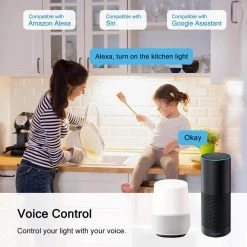 60-Watt Equivalent 8W Dimmable LED Smart Light Bulb E26 Base in RGB & Tunable White (2-Pack) by YANSUN -YANSUN Shop yansun led light bulbs h zn031w8e26 2 4f 1000