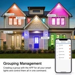 100 Watt Equivalence BR40 LED RGB Color Changing 2700K-6000K WiFi Smart Light Blub (1-Pack) by YANSUN -YANSUN Shop yansun led light bulbs h zn033appe26 2 n1 4f 1000