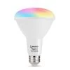 100 Watt Equivalence BR40 LED RGB Color Changing 2700K-6000K WiFi Smart Light Blub (1-Pack) by YANSUN