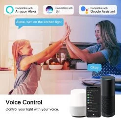 100 Watt Equivalence BR40 LED RGB Color Changing 2700K-6000K WiFi Smart Light Blub (1-Pack) by YANSUN -YANSUN Shop yansun led light bulbs h zn036e26br30 2 c3 1000