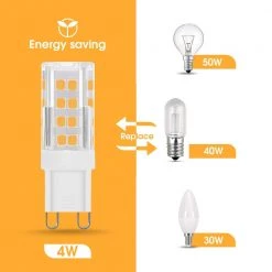 40-Watt Equivalent G9 Base Non-Dimmable LED Light Bulb in Warm White 3000K (5-Pack) by YANSUN -YANSUN Shop yansun led light bulbs ml gd00201dg9 4 4f 1000