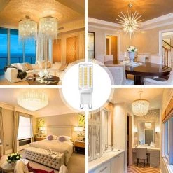 4-Watt, 40-Watt Equivalent G9 Non-Dimmable LED Light Bulb, Warm White 3000K (5-Pack) by YANSUN -YANSUN Shop yansun led light bulbs x110vgd00102g9 5 fa 1000