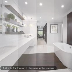 8 in. Housing Required 18-Watt 1-Light New Construction Warm White Dimmable Integrated LED RecessedLight Kit (12-Pack) by YANSUN -YANSUN Shop yansun recessed lighting kits fx mj0026212 1 76 1000